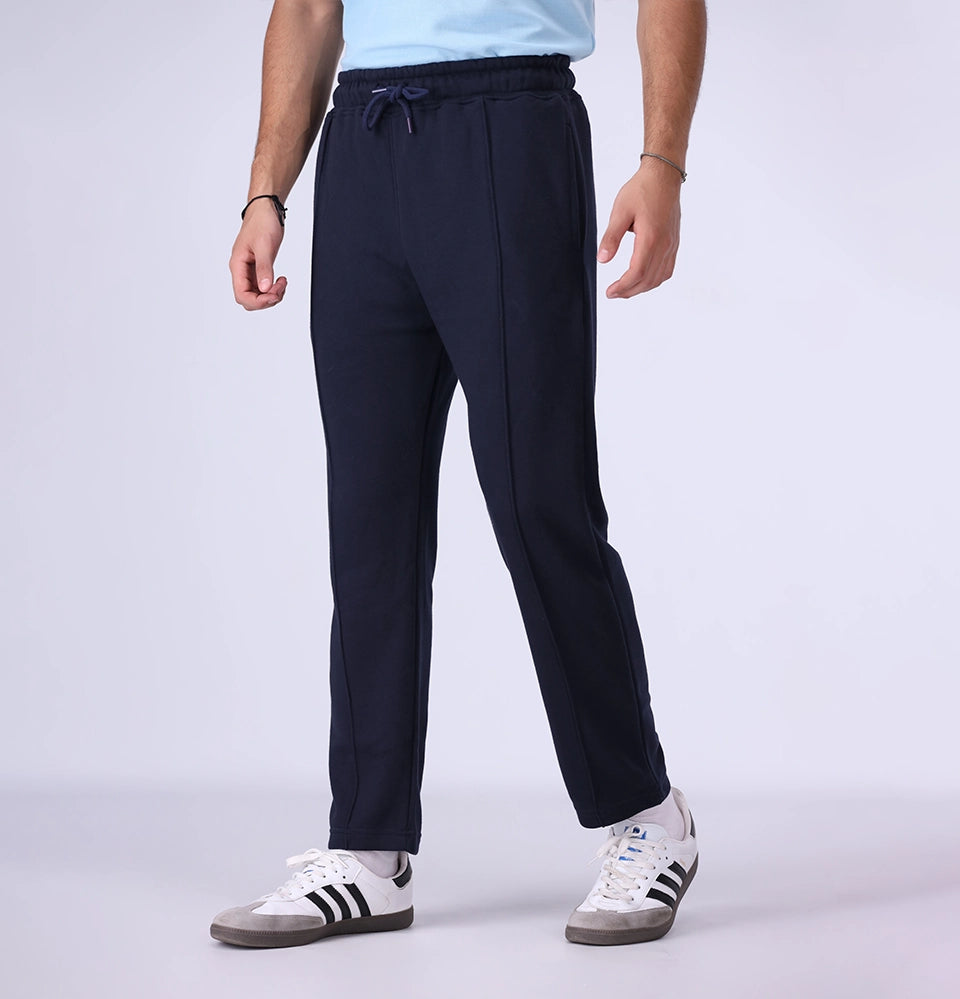 Pleated Trouser Navy Blue