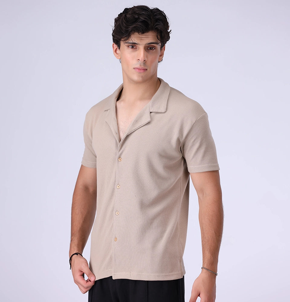 Cuban Shirt Beige