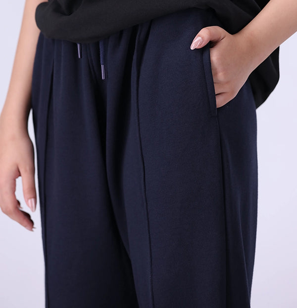 Pleated Trouser Navy Blue