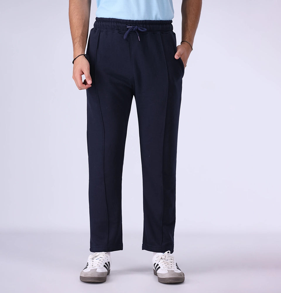 Pleated Trouser Navy Blue
