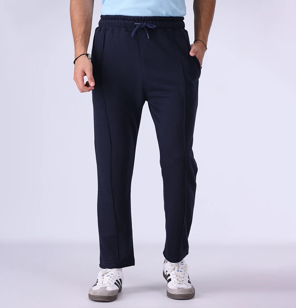 Pleated Trouser Navy Blue