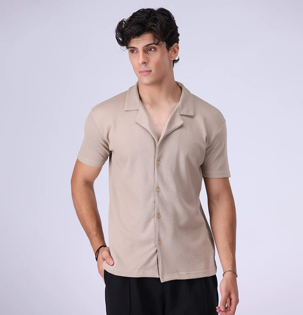 Cuban Shirt Beige